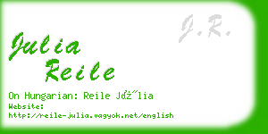 julia reile business card